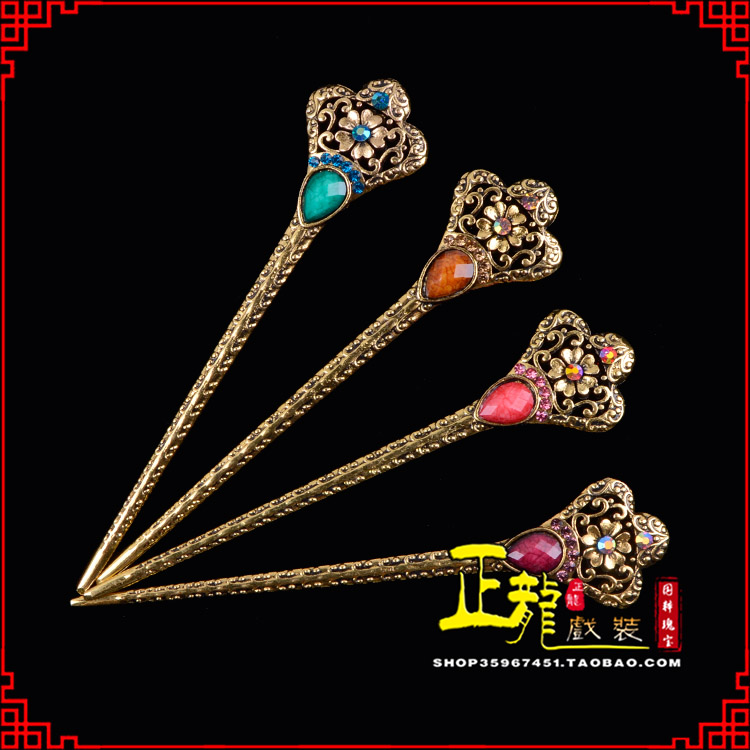 城西头饰老旦青衣员外夫人簪子 老旦发簪