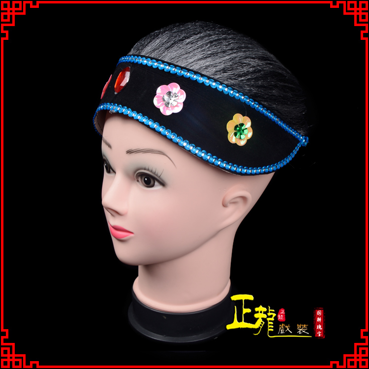 城西老旦媒婆穷老太婆假发套 老旦头套