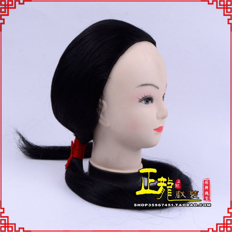 城西古装影视演出头套花旦假发 真发古装发