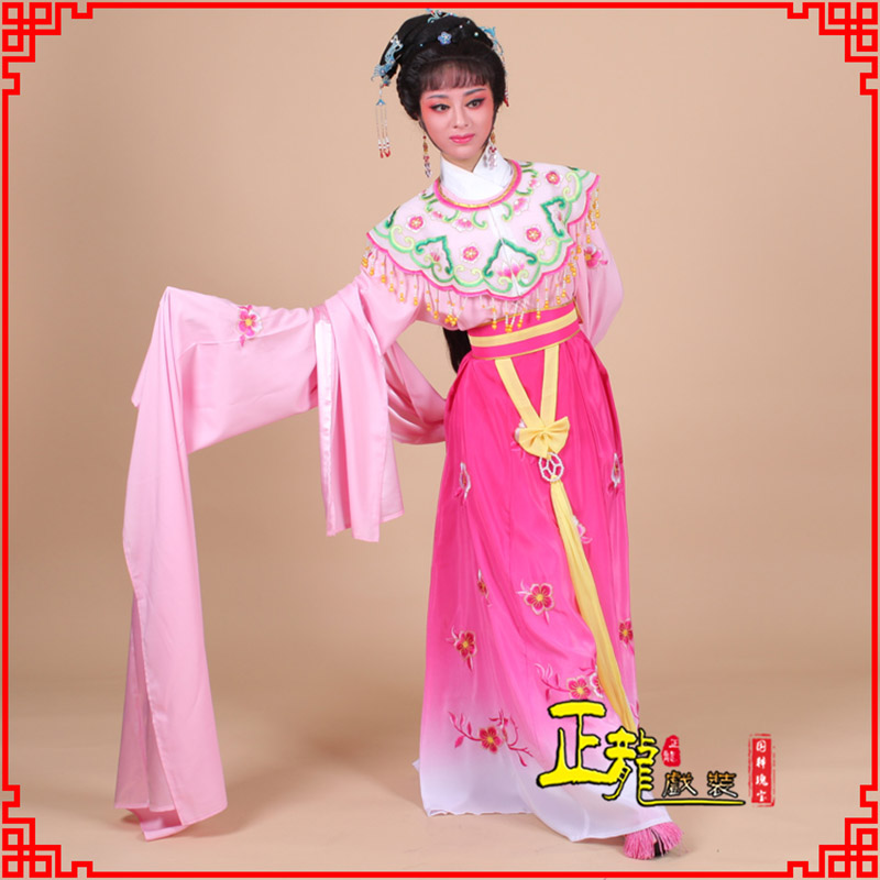 城西水袖青衣练功花旦服 梅花古装衣