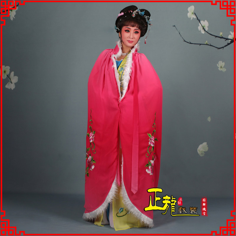 城西小花旦绣花斗篷 花旦披风