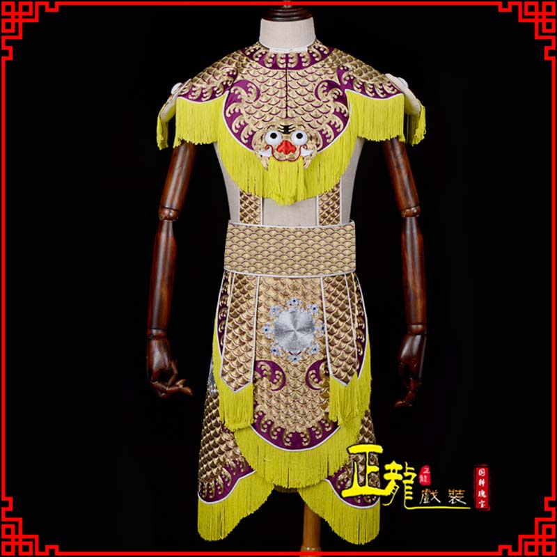 城西武将士兵云肩鱼鳞侉子